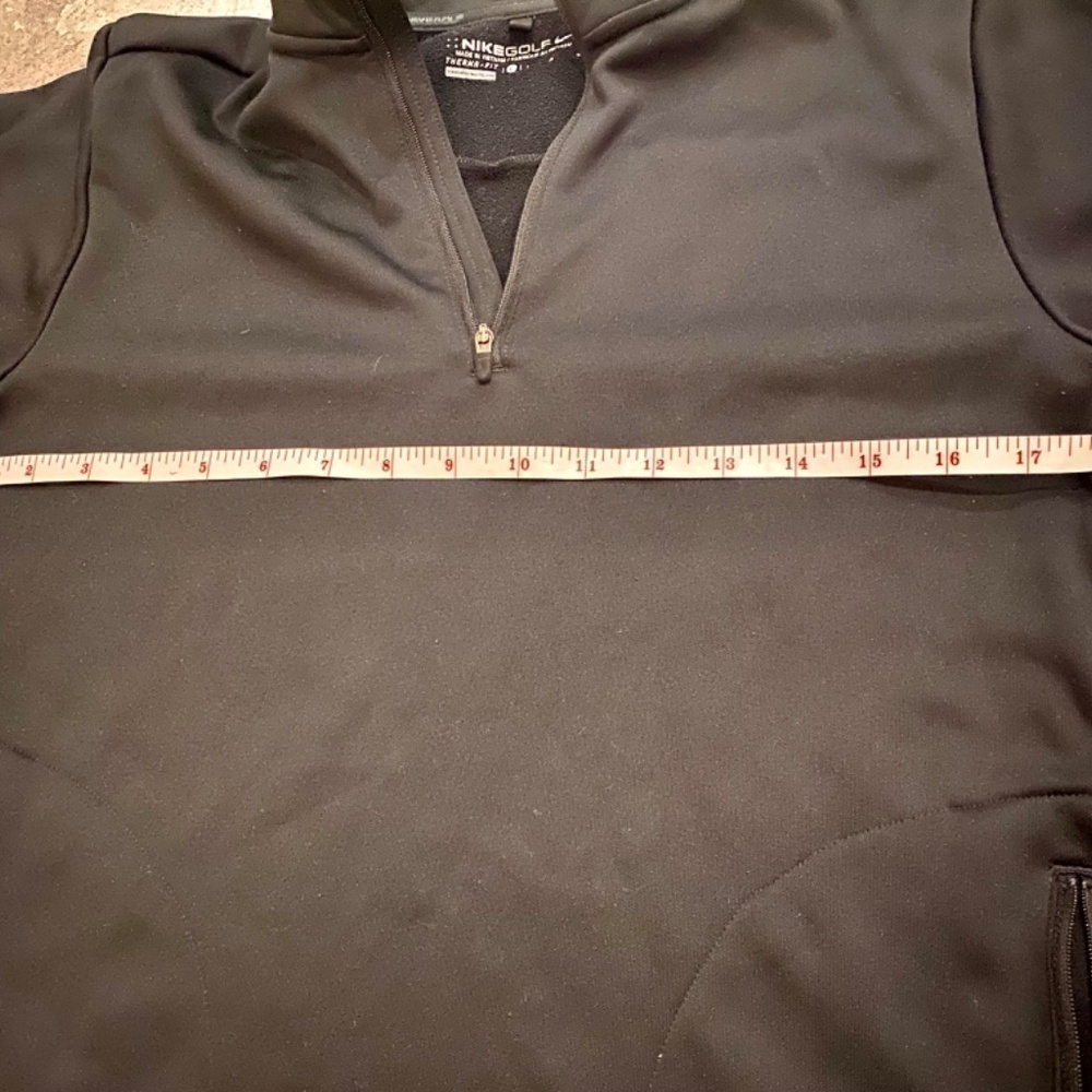 🎉Nike Golf Kids Size Large Black Quarter Zip Therma Fit Jacket - Picture 5 of 8